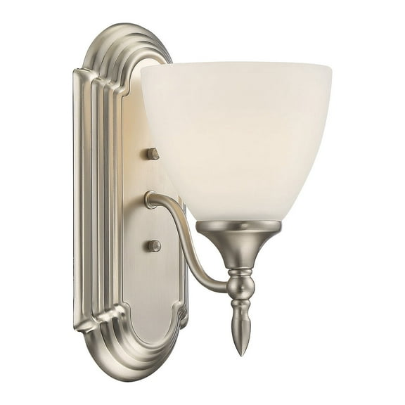 Herndon 1-Light Wall Sconce in Satin Nickel