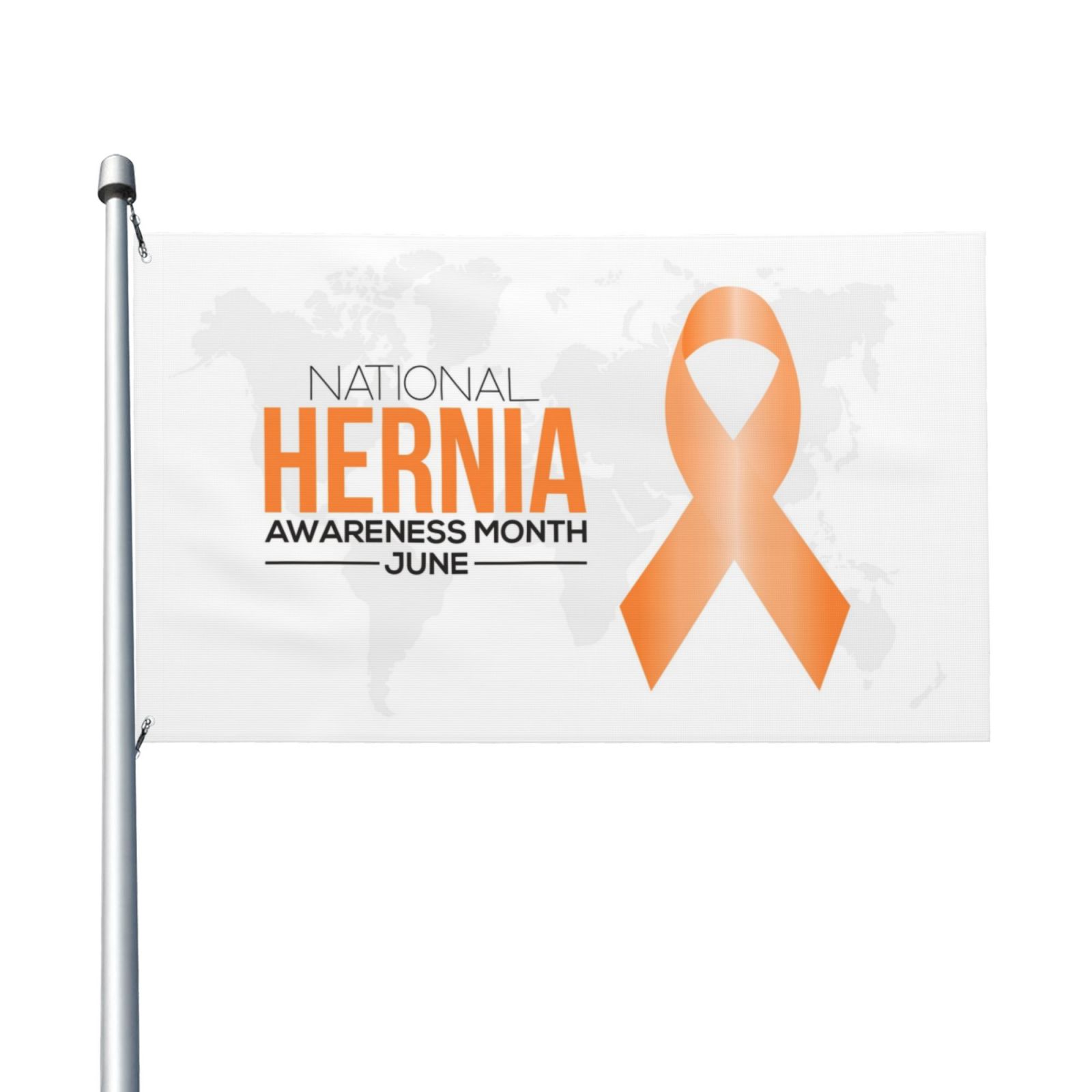 Hernia Awareness Month Flags 3x5ft Garden Flag Double Sided Outdoor