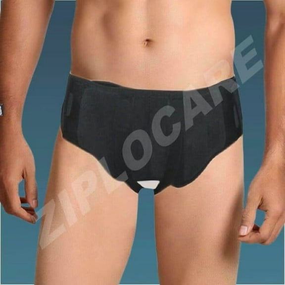 Hernia Belt Truss for Single/Double Inguinal or Sports Hernia, Hernia Support Brace for Men for Women Pain Relief Recovery Strap with 2 Removable Compression Pads Comfortable Material