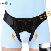 Hernia Belt Truss for Single/Double Inguinal or Sports Hernia, Hernia Support Brace for Men for Women Pain Relief Recovery Strap with 2 Removable Compression Pads Comfortable Material