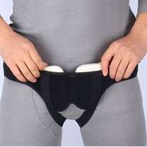 Hernia Belt for Men and Women, Single/Double Side Inguinal Hernias Truss Support with 2 Removable Compression Pads, Adjustable Groin Brace, (Large)