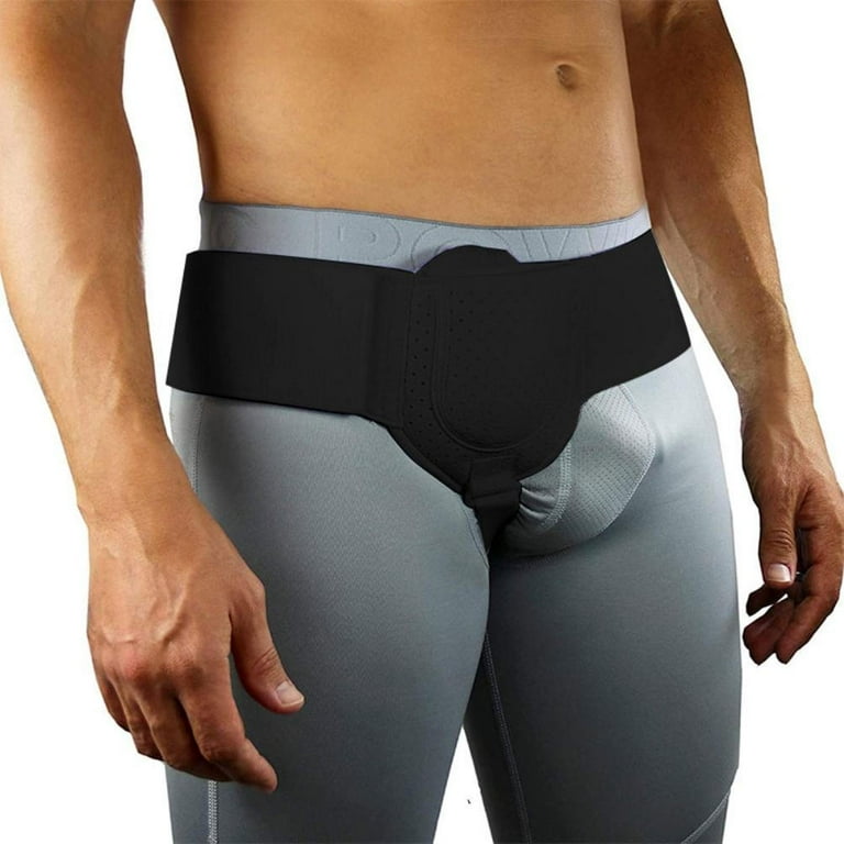 Hernia Belts Groin Hernia Support for Men Woman One Side Sports Hernia Adjustable Waist Strap with Removable Compression Pads Black Walmart