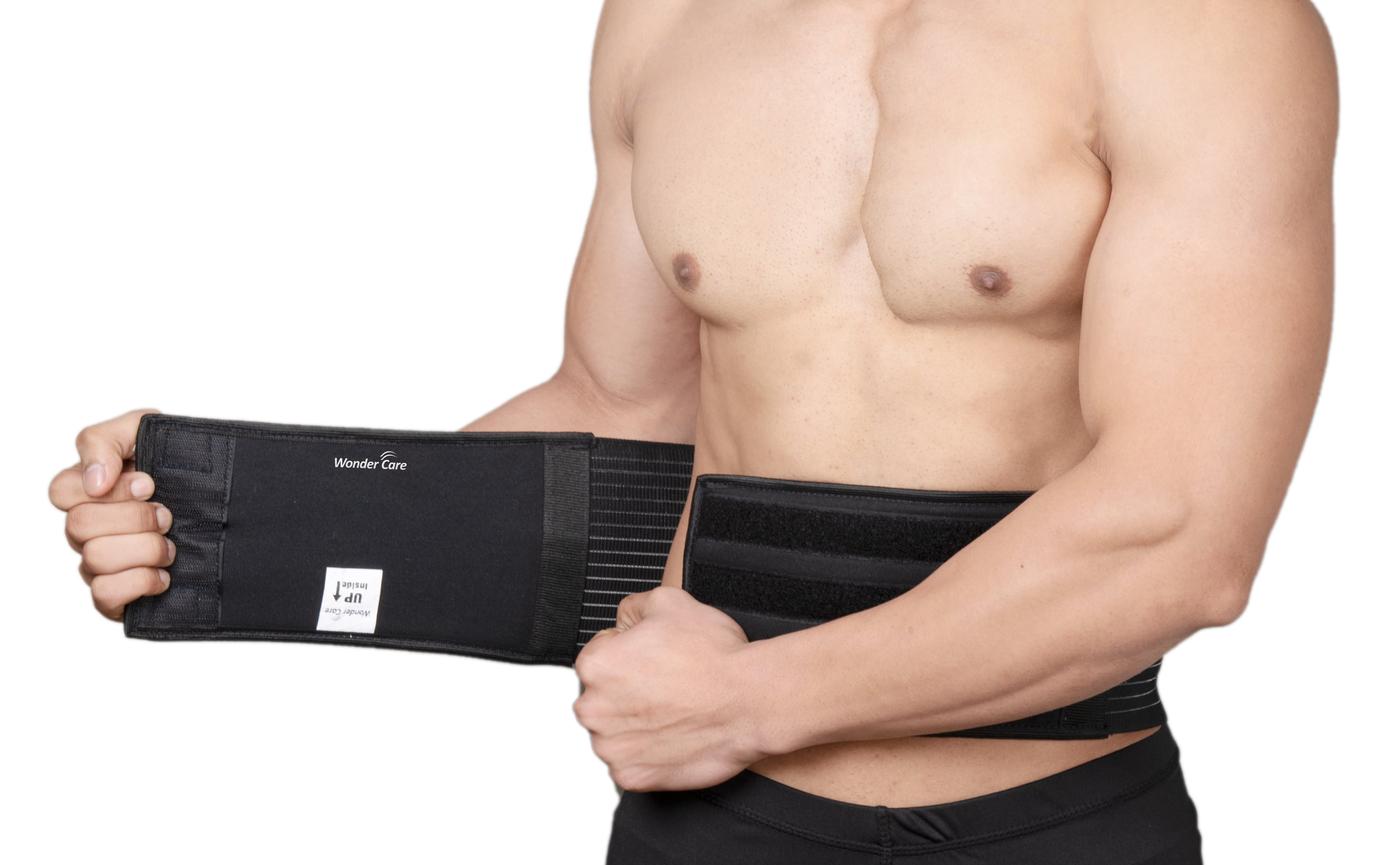 Wonder Care Abdominal Belt after delivery Belly Binder for Women & Men  Abdomen Compression Lumbar Support belt for women Black : :  Clothing & Accessories