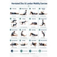 Practical Chart Herniated Disc Poster Lumbar Stretch Exercise Chart, Practical guide ...
