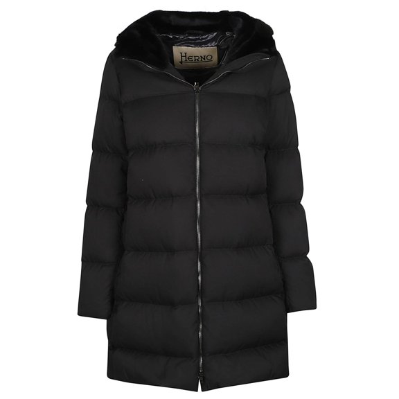 Herno A-Shape In Arendelle Faux Fur Polyester Down Jacket (Women's)