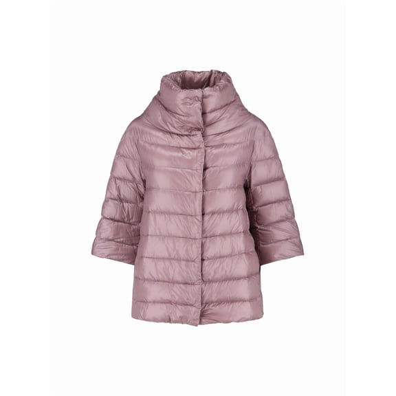 Herno Pink Aminta Quilted High-Collar Jacket (Women's)