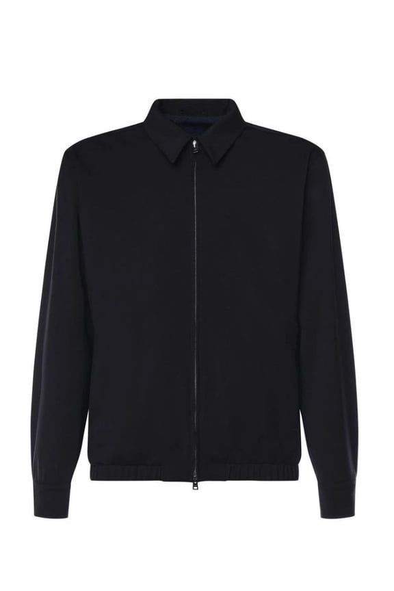 Blue Stretch Twill Shirt Jacket (Men's)