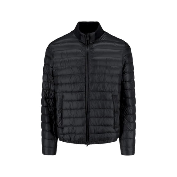 Herno Fitted Jacket With High Collar And Side Pockets (Men's)