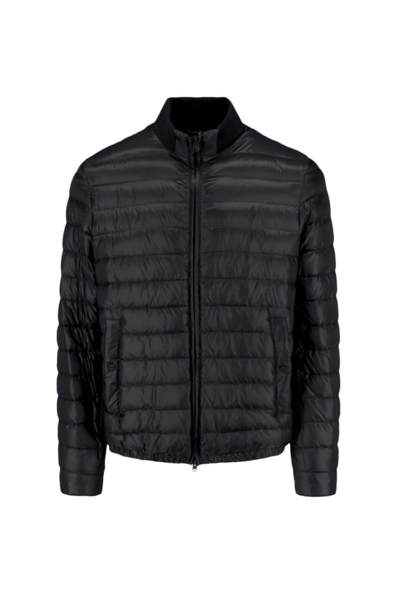 Fitted Jacket With High Collar And Side Pockets (Men's)