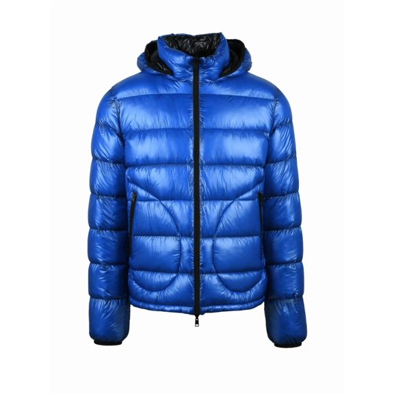 Herno Blue Reversible Glossy Polyamide Down Jacket (Men's)