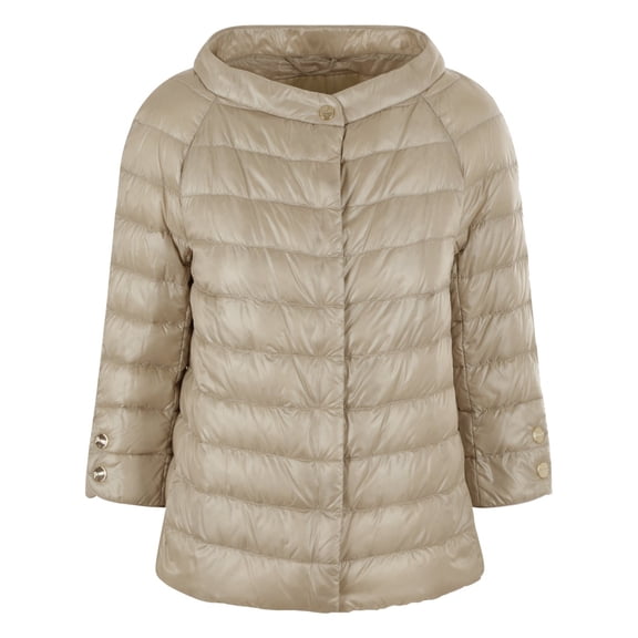 Herno Neutral Piumino Lightweight Petal Sleeve Jacket (Women's)