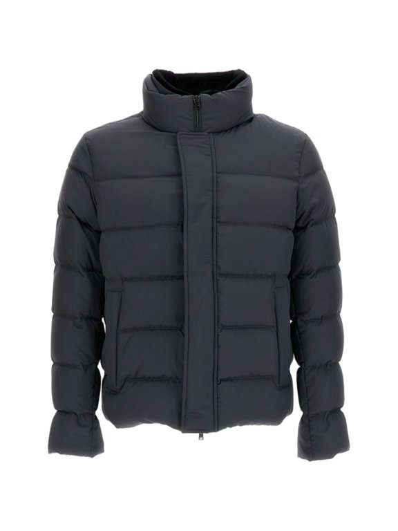 Padded Bomber Jacket With Faux Fur Lining (Men's)