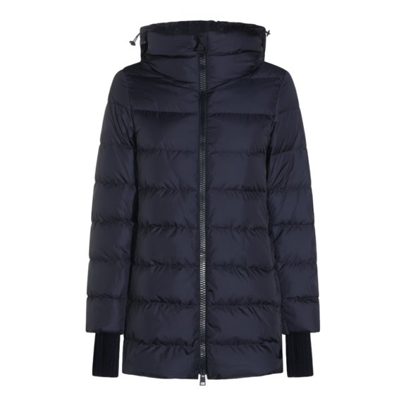 Herno Quilted Puffer Coat With High Collar (Women's)