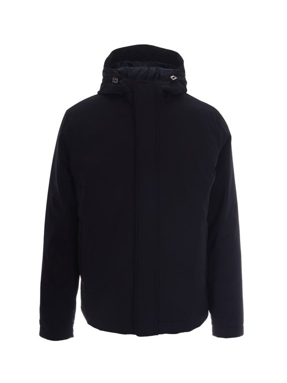 Regular Fit Blue Herno Jacket With Adjustable Hood (Men's)
