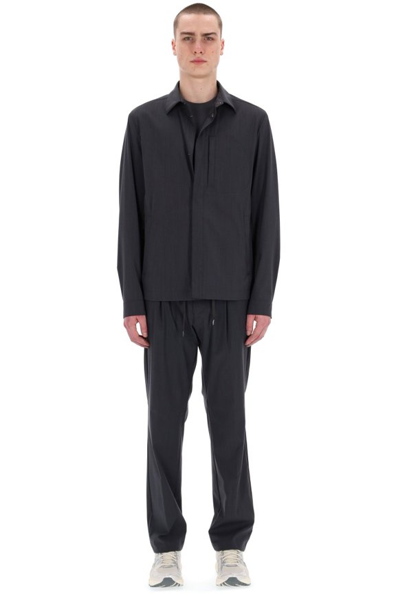Technical Wool Shirt Collar Jacket (Men's)
