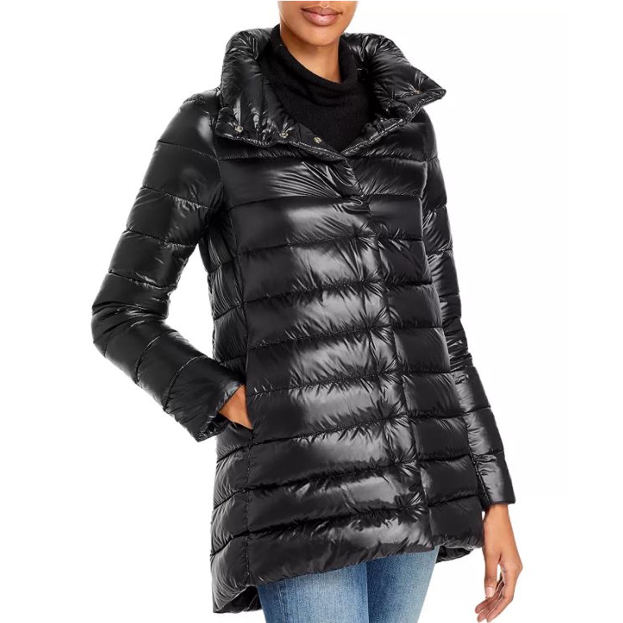 ジャケット HERNO Women Jackets GI000277D 12456Z 9300 NERO BLACK Herno Female Black Down Jackets Black Sizes IT 34-64