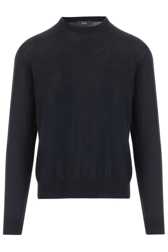 Wool And Silk Knit Sweater (Men's)