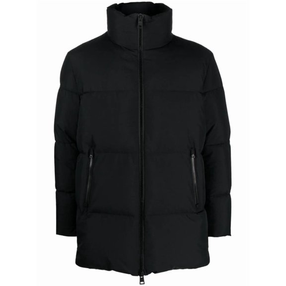 Herno Woven Half Coat With High Collar (Men's)