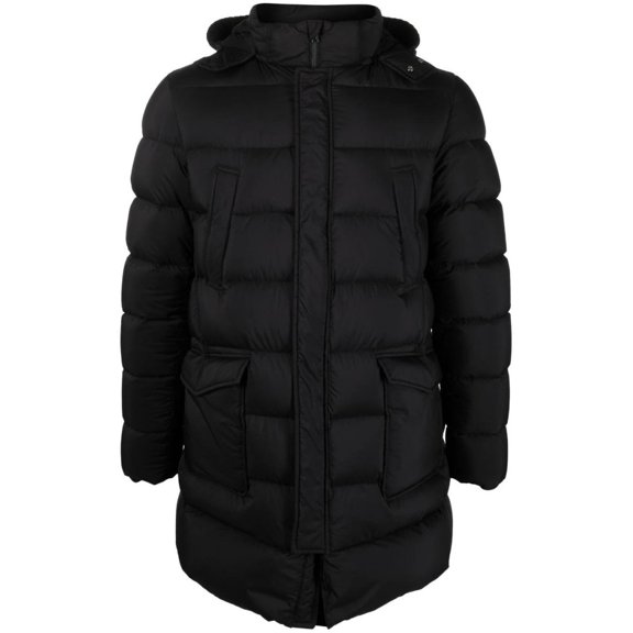 Herno Woven Half Coat With Structured Silhouette (Men's)