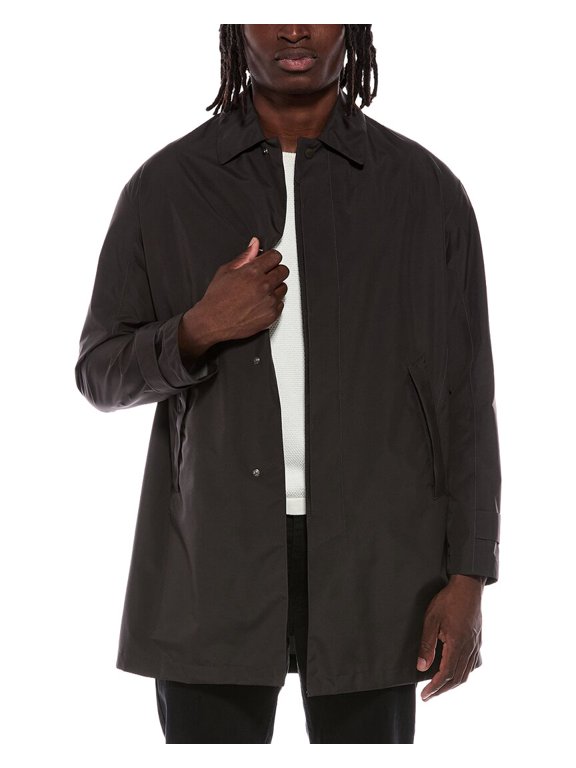 mens Solid Jacket, 48, Black