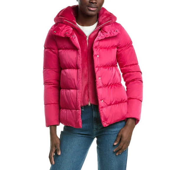 Herno womens  Down Jacket, 40, Red