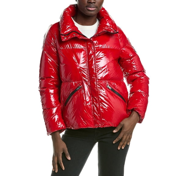 Herno womens Down Jacket, 42, Red