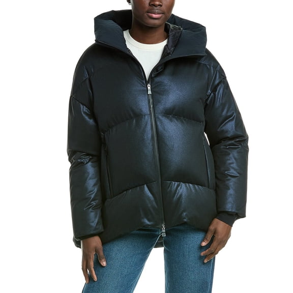 Herno womens Down Jacket, 44, Blue