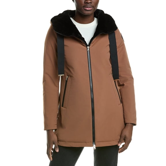 Herno Hooded Jacket With Flared Hem (Women's)
