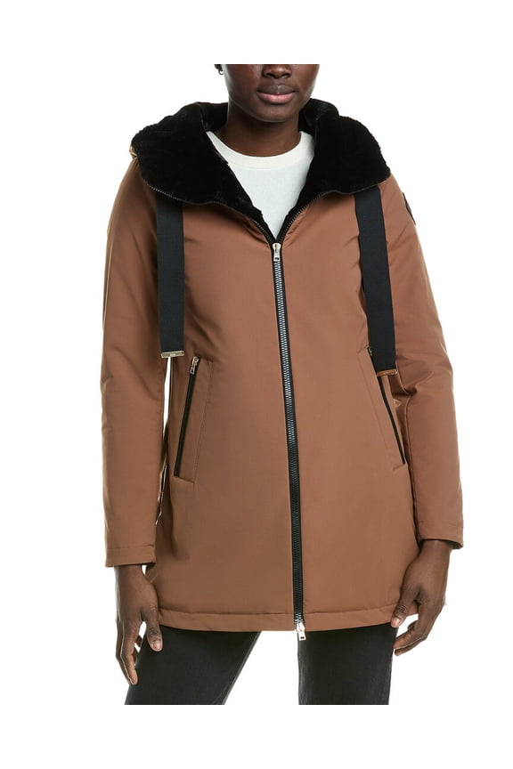 womens Jacket, 42, Brown