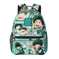 thumbnail image 1 of My Hero Academia Backpack, Anime Daypack Backpack, Casual Travel Laptop Backpack, Lightweight Large Capacity Book Bag, Fit 15 Inch Laptop, 1 of 7