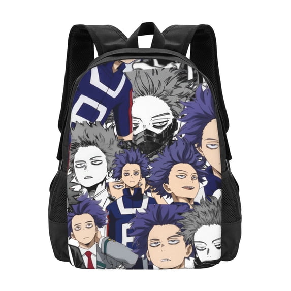 My Hero Academia Backpack, Anime Travel Laptop Backpack, Casual Daypack For College School, Back To School Gift For Men & Women,Unisex Computer Bag Fits 15 Inch Notebook