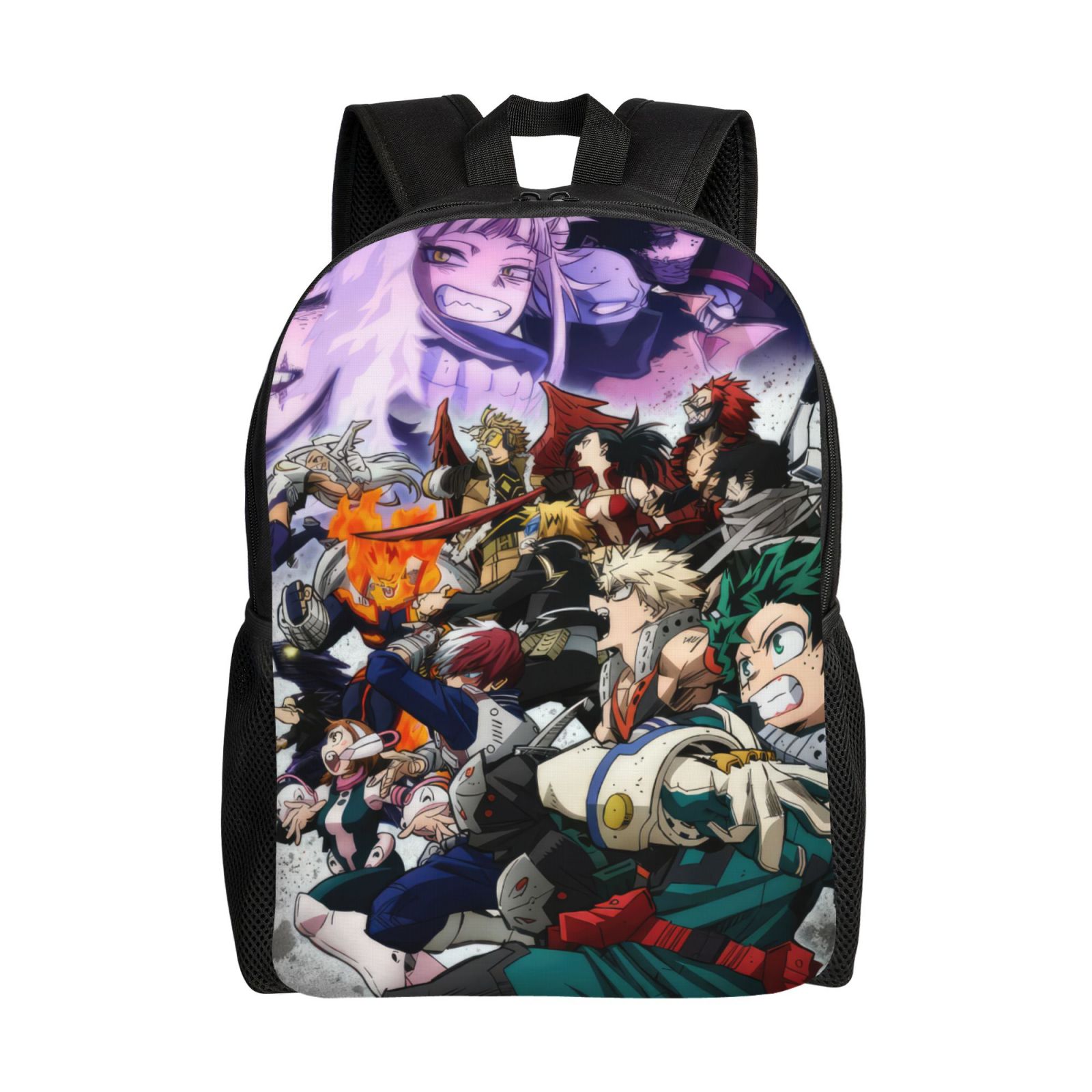 My Hero Academia Backpack, Anime Travel Laptop Backpack, Casual Daypack For College School, Back To School Gift For Men & Women,Unisex Computer Bag Fits 16 Inch Notebook