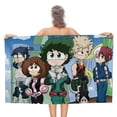 thumbnail image 1 of My Hero Academia Beach Towel Microfiber Soft Absorbent Quick-Dry Bath Towel 130x80cm for Bathroom Shower Guests Pool Swimming Camp Holiday Gym for Kid Adult, 1 of 8