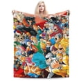thumbnail image 1 of My Hero Academia Blanket, Anime Throw Blanket For Couch Sofa Bed, Soft Cozy Lightweight Warm Flannel Blanket, Home Decor, Anime Gifts For Boys Girls Kids Teens, 40"X30", 1 of 9
