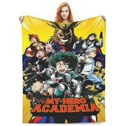 My Hero Academia Blanket Lightweight Throw Blanket Flannel Fleece Microfiber Plush Bed Blanket Super Soft Blanket For All Season 3d Print Design 40"X30"