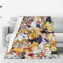 My Hero Academia Denki Kaminari Throw Blanket Couch Bed Sofa Soft Lightweight Warm Cozy Flannel Fleece Bed Blanket For Kids Adults Gift Multiple Sizes Available 40"X30"