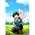 thumbnail image 1 of My Hero Academia Diamond Art Painting Kits for Adults - Round Full Drill Diamond Dots Paintings for Beginners, 5D Paint with Diamonds Pictures Gem Art Painting Kits DIY Crafts Project Kits 12x16inch, 1 of 5