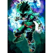 My Hero Academia Diamond Painting Set (For Adults) 5D DIY Anime Diamond Art Set (For Beginners) Round Full Diamond Diamond Painting Gem Art Crafts (Home Wall Decoration Gift)