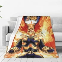 My Hero Academia Endeavor Throw Blanket Couch Bed Sofa Soft Lightweight Warm Cozy Flannel Fleece Bed Blanket For Kids Adults Gift Multiple Sizes Available 40"X30"