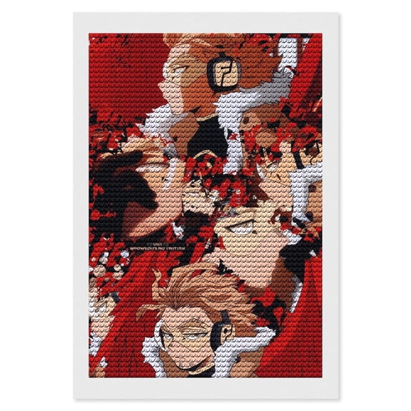 My Hero Academia Keigo Takami Diamond Art Kits for Adults 5D Diamond Art , DIY Paint with Round Full Drill Diamonds Paintings Gem Art for Home Wall Decor Gift 8"x12"