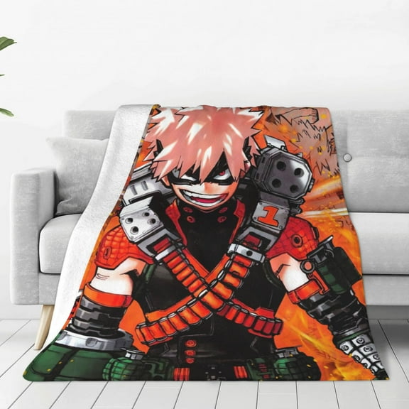 My Hero Academia Kids Adults Ultra-Soft Micro Fleece Blanket Throw All Season Fuzzy Lightweight Throw Blankets For Office Company Home Couch Bed Sofa 50"X40"