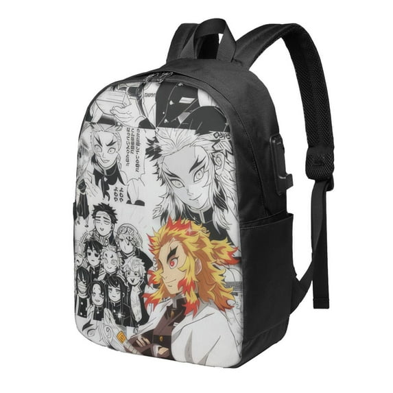 My Hero Academia Laptop Backpack, Anime Daypack Backpack For School College, Extra Large Travel Backpack, Computer Backpack With Usb Port, 17*12*6.5 Inch Book Bag
