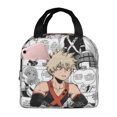 thumbnail image 1 of My Hero Academia Lunch Bag, Anime Lunch Box, Reusable Insulated Lunch Tote Bag For Office Work Pinic, Keep Food Fresh, Meal Handbag, 8.5*8*5 Inch, 1 of 9