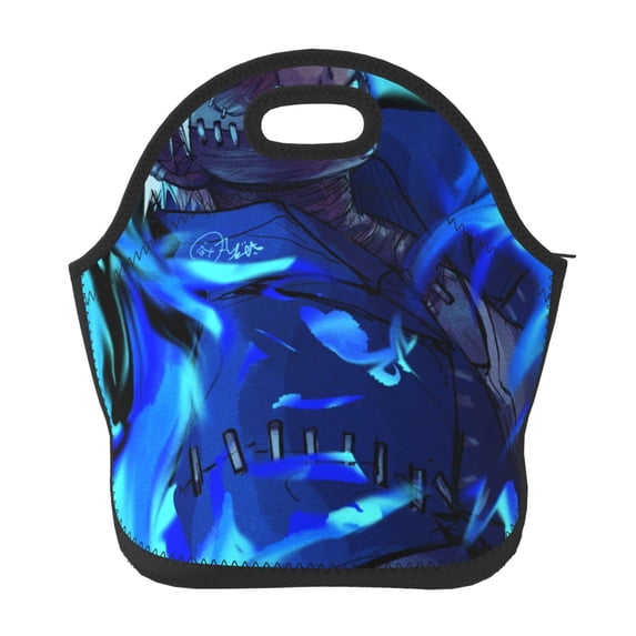 My Hero Academia Lunch Bag, Neoprene Lunch Bag, Reusable Insulated Lunch Box, Lunch Tote Bag, Cooler Thermal Meal Tote Kit For Office Work Picnic, Keep Food Warm/Cold