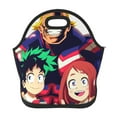 thumbnail image 1 of My Hero Academia Lunch Bag, Neoprene Lunch Bag, Reusable Insulated Lunch Box, Lunch Tote Bag, Cooler Thermal Meal Tote Kit For Office Work Picnic, Keep Food Warm/Cold, 1 of 9