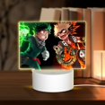 thumbnail image 1 of My Hero Academia Midoriya Acrylic Night Light Adjustable 3 Light Modes USB Cable Lamp Light Display Base Rectangular LED Light For Bookshelves Desk Bedside Tables Bedroom Child Room, 1 of 9