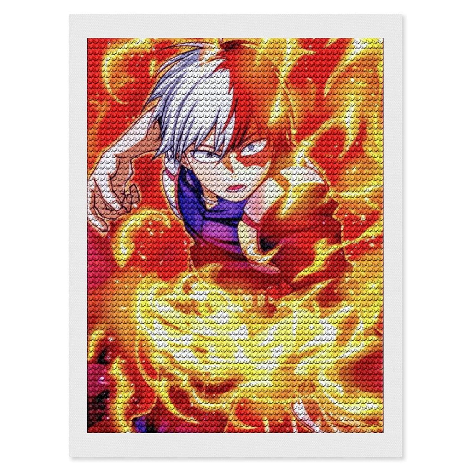 My Hero Academia Shoto Todoroki Diamond Art Kits for Adults 5D Diamond ...