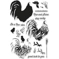 thumbnail image 1 of Hero Arts CM125 Color Layering Rooster Photopolymer Stamps, 1 of 2