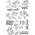 thumbnail image 1 of Hero Arts Clear Stamps 4"X6"-Dragons & Unicorns, 1 of 3