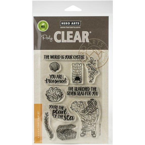 Hero Arts Clear Stamps 4"X6"-Under The Sea